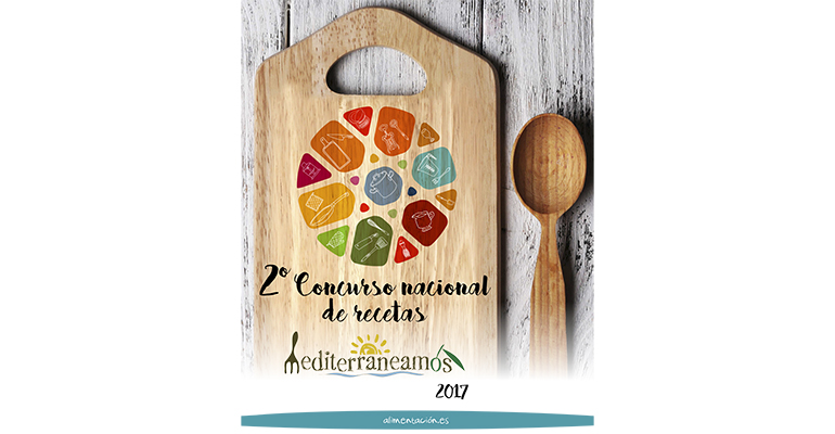 Cartel del concurso de recetas mediterraneamos 2017