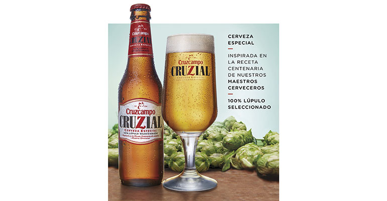 Cruzcampo Cruzial lúpulo aromático perle