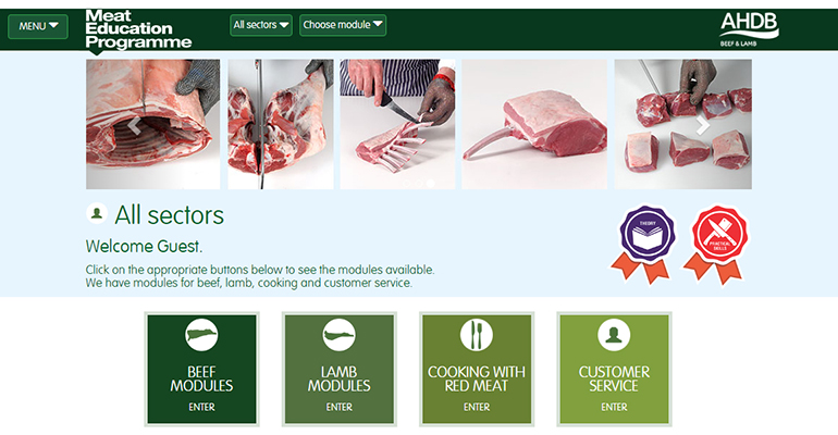 Meat Education Program web