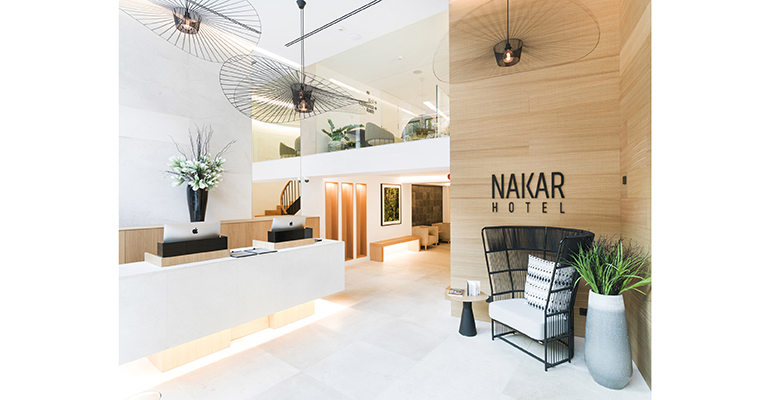 Recepción del Nakar Hotel de Mallorca