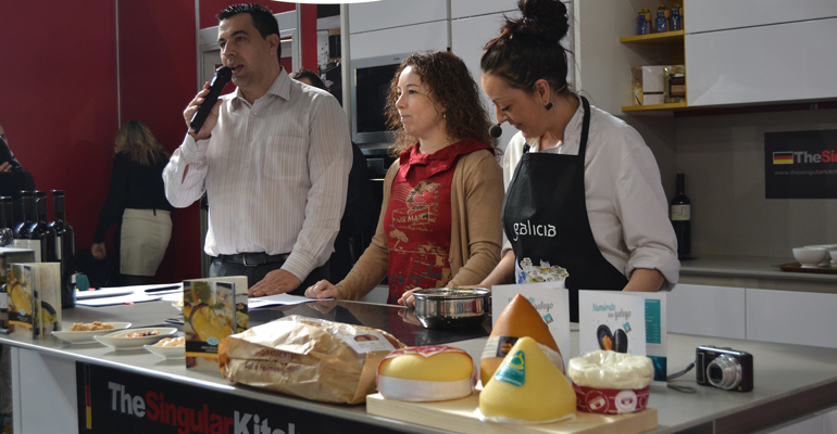 Presentación de productos gallegos en Xantar 2015