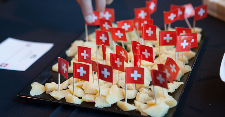 Cata de quesos suizos