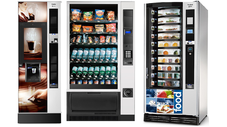Máquinas vending bebidas y snacks